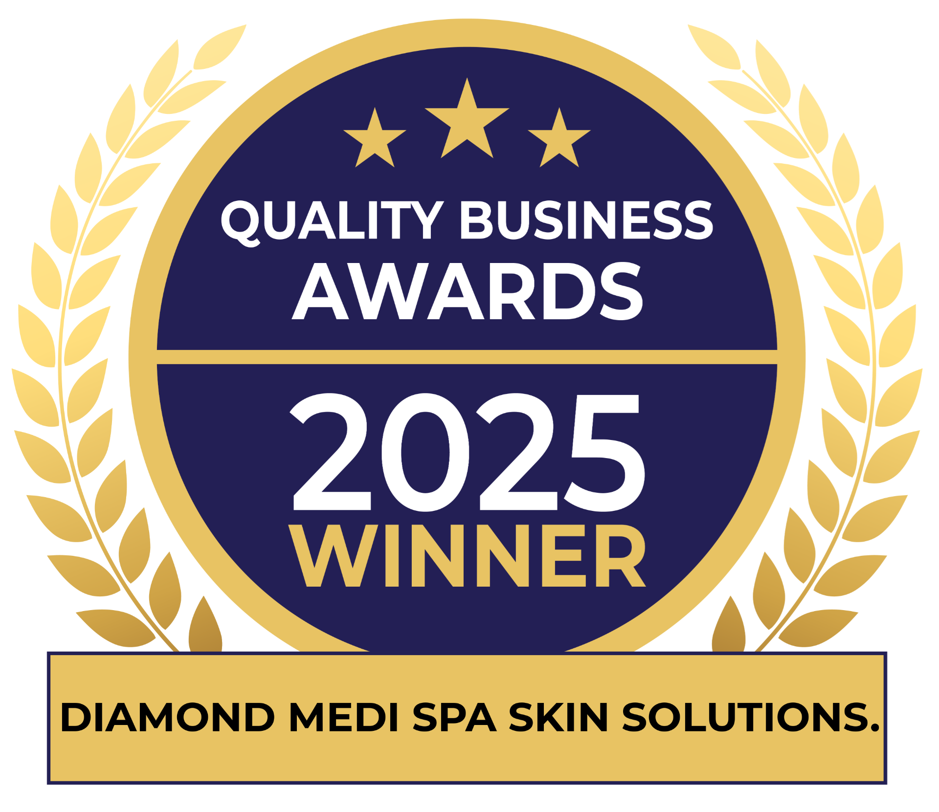 Quality Business Awards 2025 Winner — Diamond Medi Spa Skin Solutions
